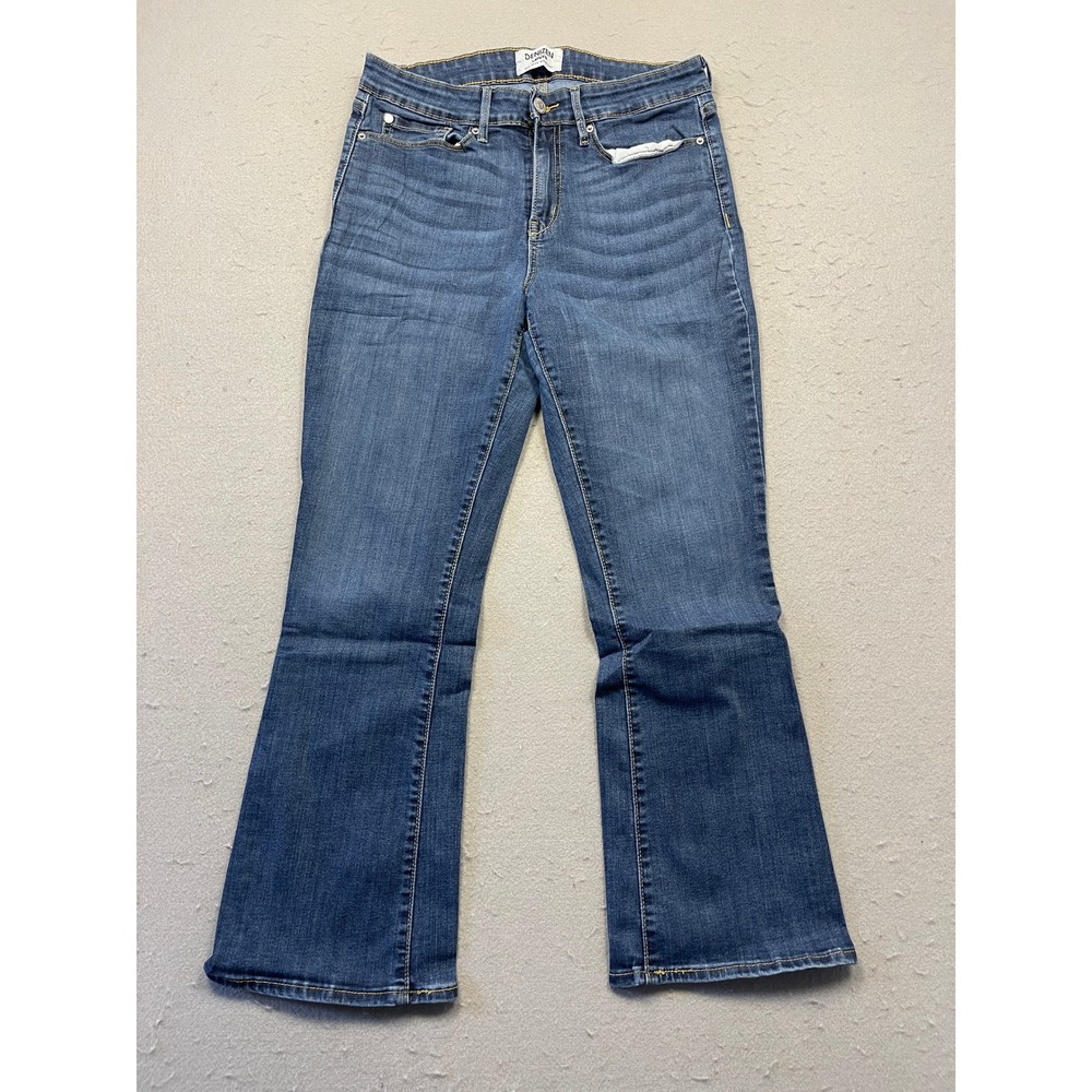 Denizen Levi Mid Rise Bootcut Denim Blue Jeans 10M 30x32 Womens